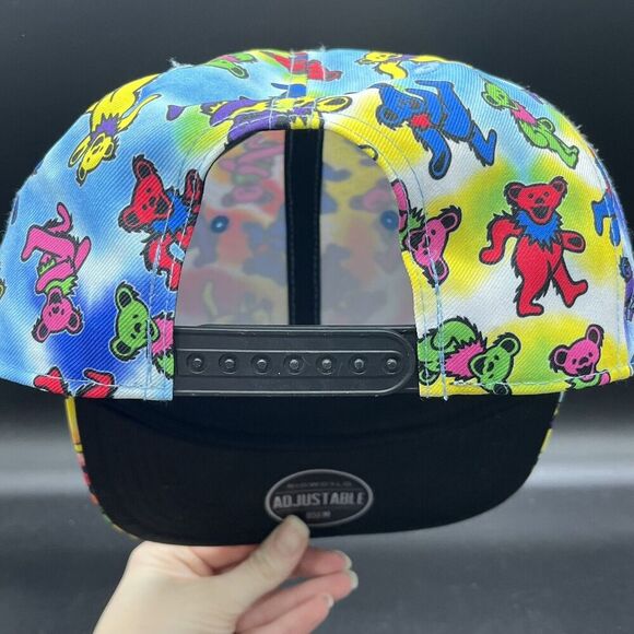 Grateful Dead Snapback Hat One Size bears colorful band concert - Picture 2 of 4